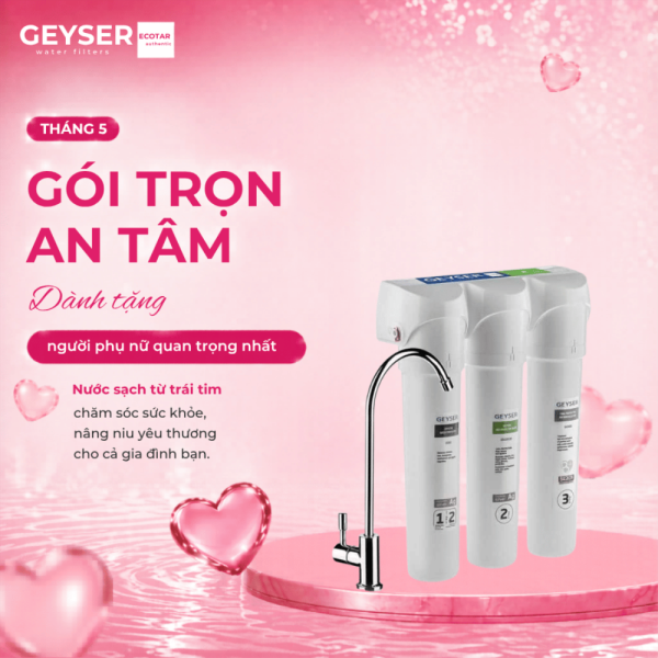 Máy lọc nước chuẩn khoáng Geyser Ecotar 4 Smart – nhập khẩu nguyên chiếc châu Âu