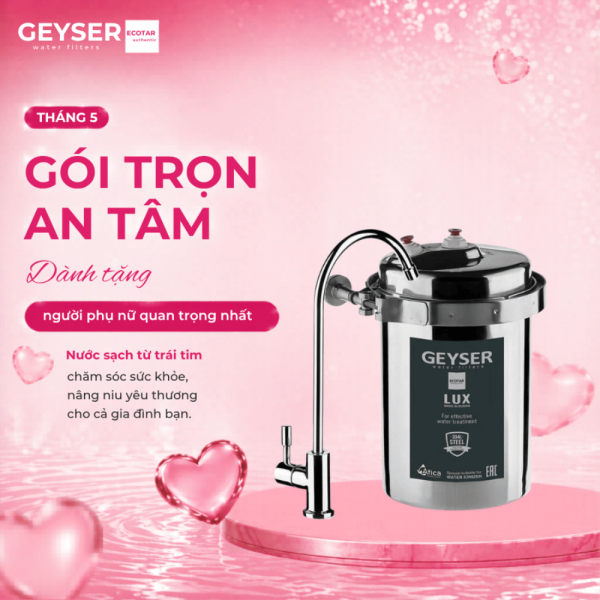 Máy lọc nước chuẩn khoáng Geyser Ecotar Lux – nhập khẩu nguyên chiếc châu Âu