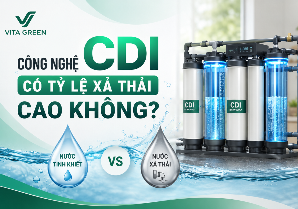 Công nghệ CDI có tỷ lệ xả thải cao không?